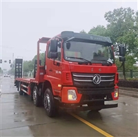 转让拉15吨不超重的平板拖车 二手挖机平板车