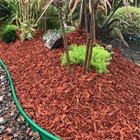 河南红色土壤覆盖物 生态裸土地上覆盖物 染色木屑树皮厂家