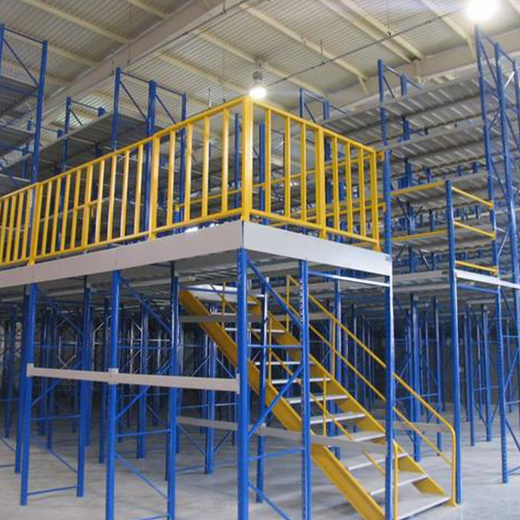 仓库二层货架平台