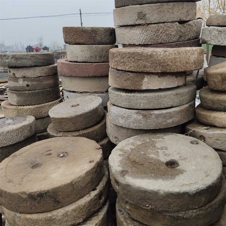 老石器摆件 农村老磨片 老磨片加工 山东圣达石业