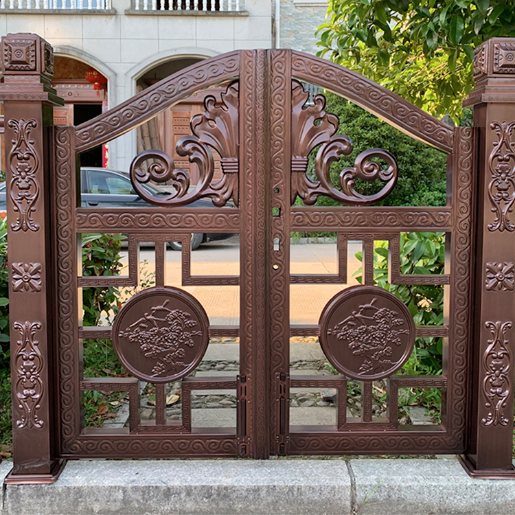 腾冲铝艺大门批发铁艺铝艺大门工厂销售