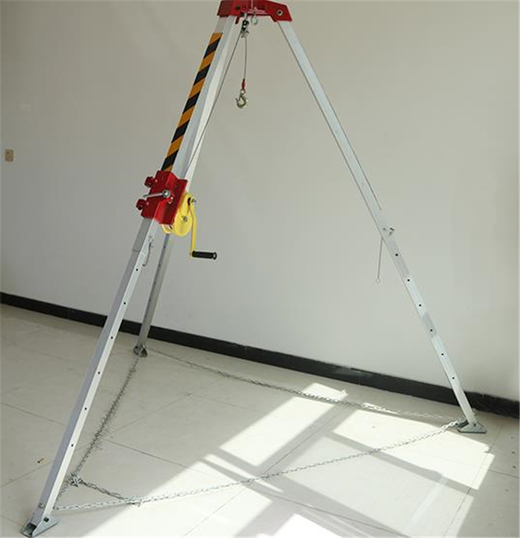 成华救援三角支架便携式三脚架简易吊装支架可伸缩支架应急救援支架