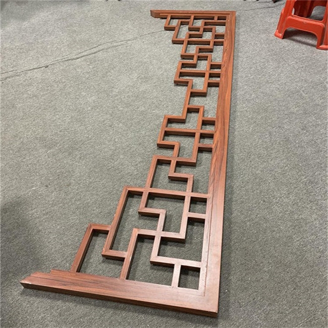 湖北定制仿古铝窗花中式铝挂落