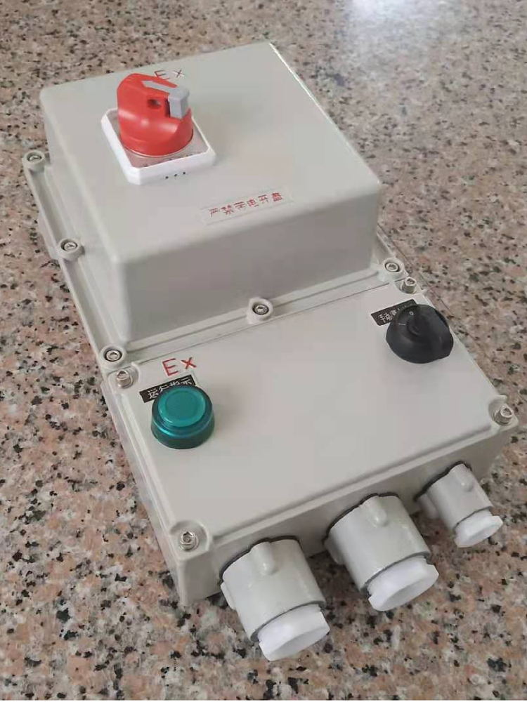 高桿路燈操作防爆控制箱 防爆路燈按鈕控制箱