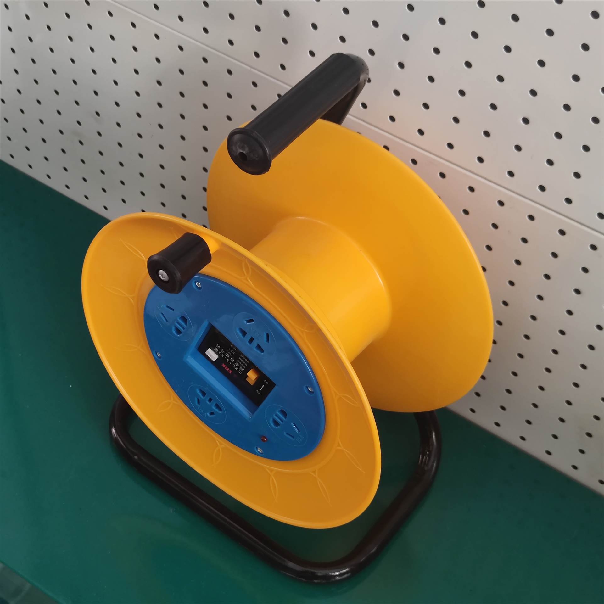 塑料移动电缆盘 工地用单相电缆收纳电缆盘 电线放线盘 手提型电缆