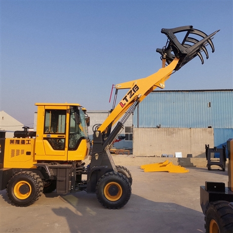 30装载机抓草机大型抓木机械莱推重工铲车小型抓木机轮式抓木机报价