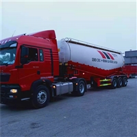 粉粒物料运输半挂车公告 36立方散装水泥罐车品牌价格