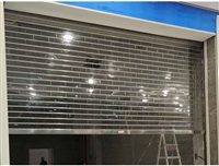 铝合金卷闸门 卷帘门车库门 电动水晶卷帘门 别墅不锈钢卷拉门定做