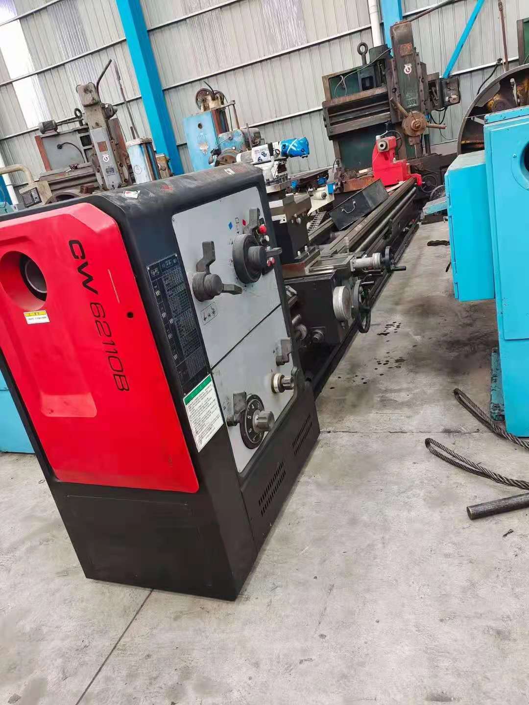 机械厂急售二手沈阳cw62110b卧式车床二手沈阳5米普车二手车床