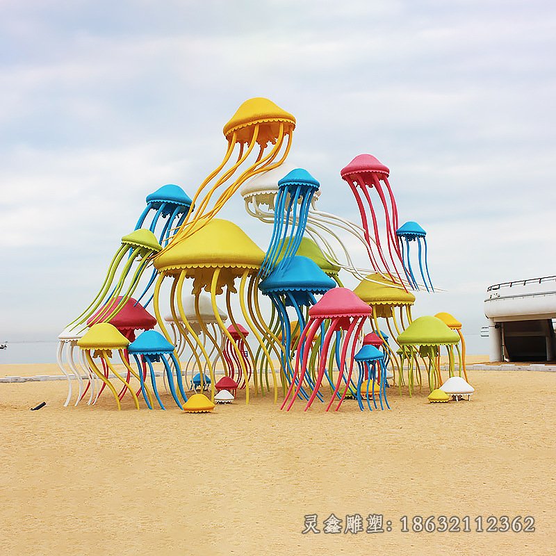 水母海洋景观雕塑