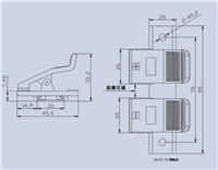 聚合物电池测试夹具