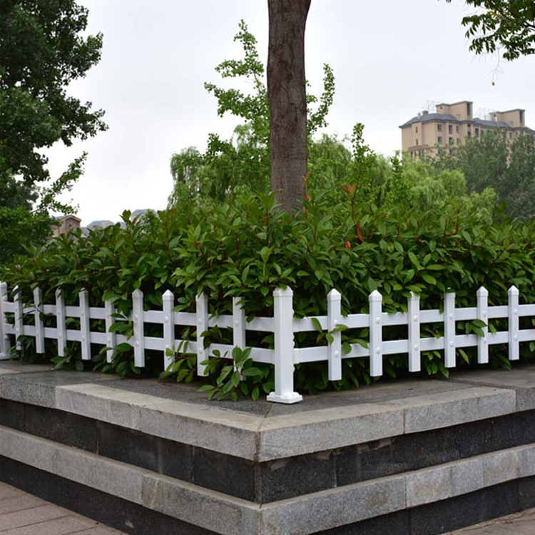 广西绿化带pvc护栏塑钢 美观  小区庭院防护 防护栏