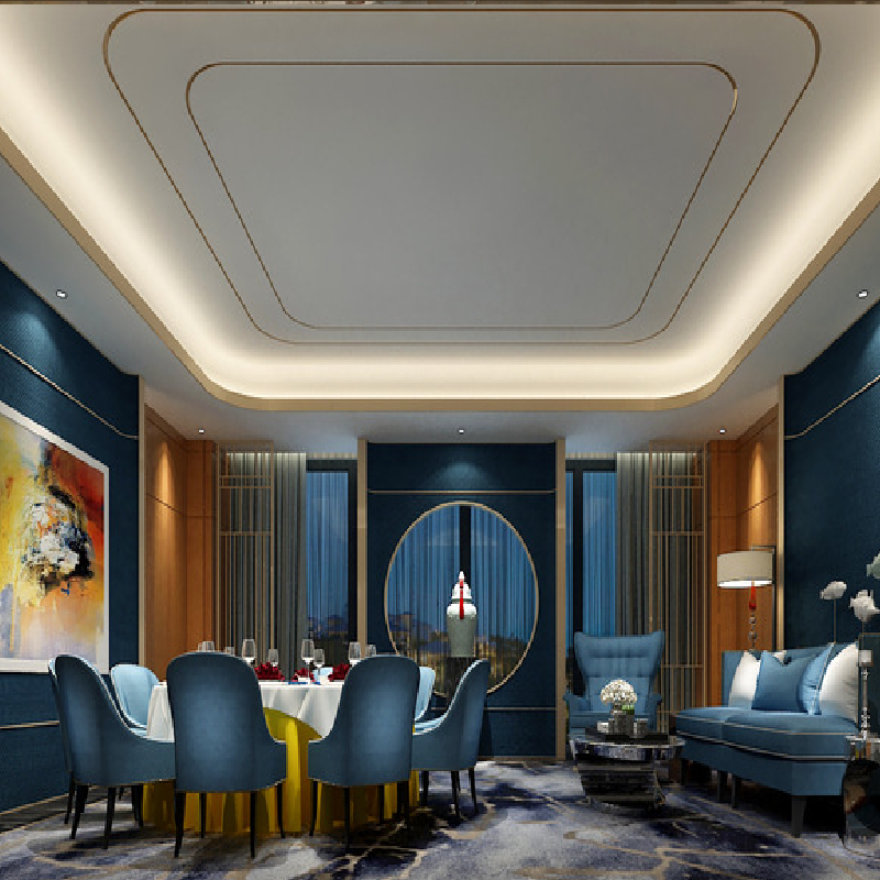 酒店装饰吊灯_非标包厢工程艺术水晶灯厂家_孙氏照明