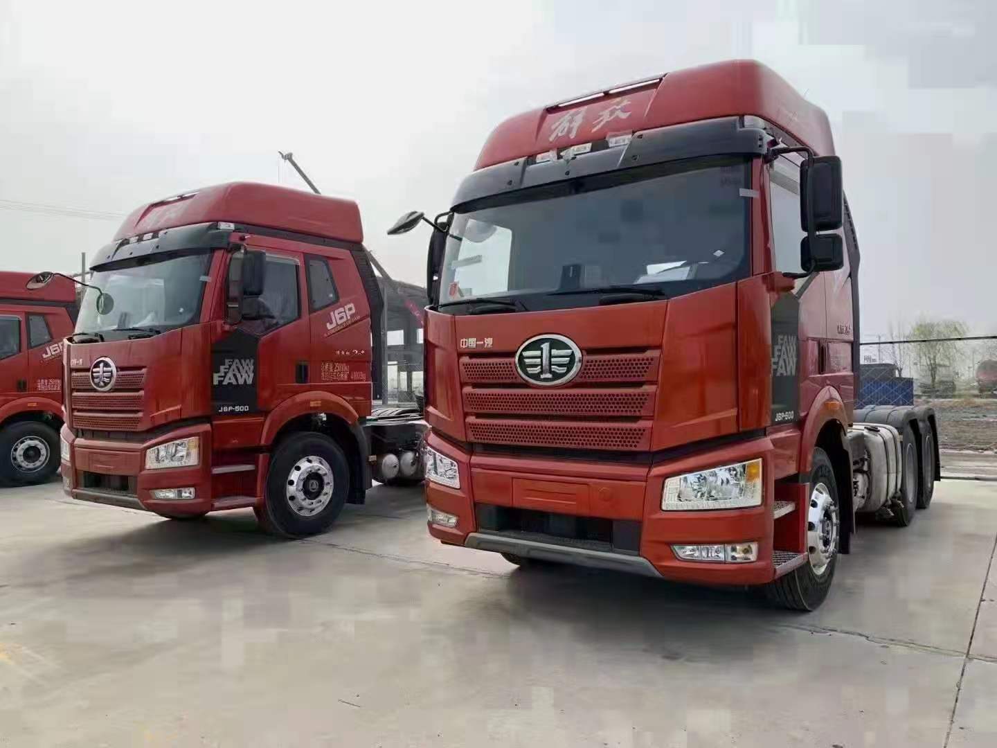 一汽460马力锡柴发动机牵引车解放j6p牵引车可分期付款牵引车