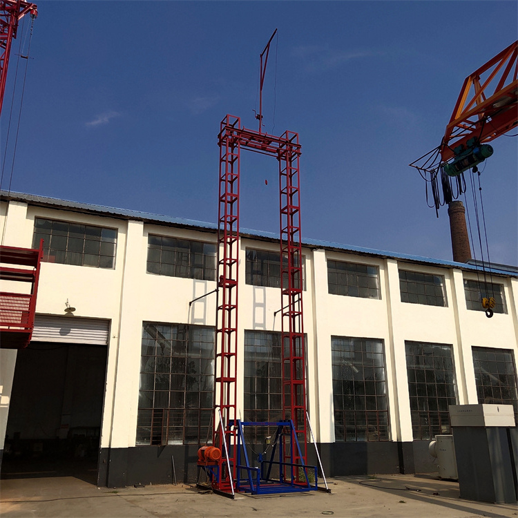 郑州众泰单笼施工升降机直供货物提升机装置