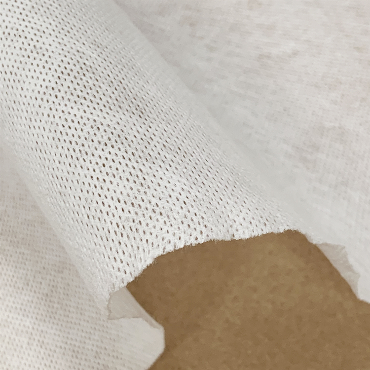 50g网格水刺无纺布 厂家供应涤纶无纺布 水刺布 可印花无纺布