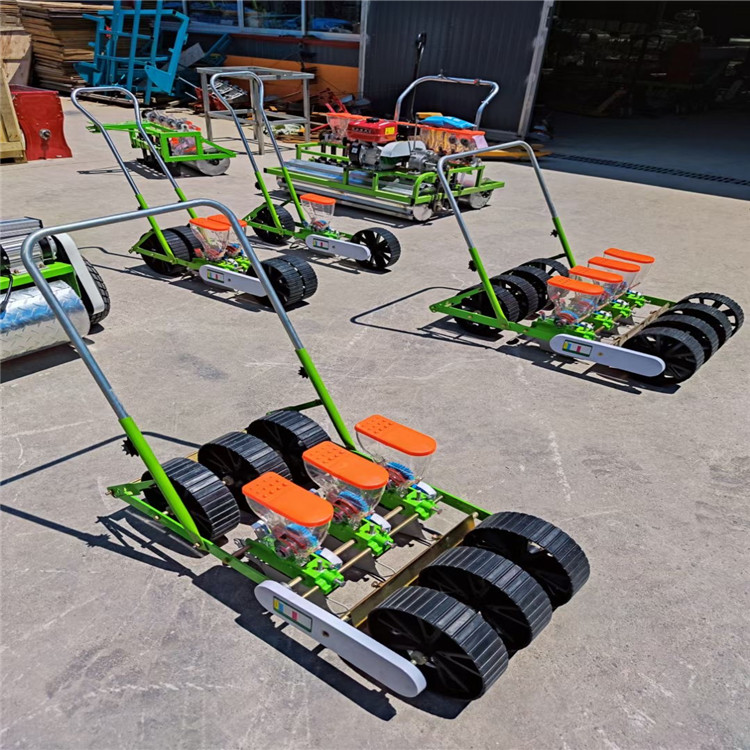 白芷谷子中草药材播种机人力手推播种机自走式蔬菜播种机