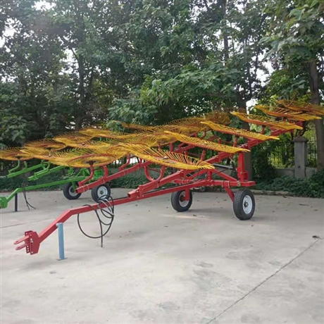 西藏秸秆晾晒搂草机4盘液压升降搂草机鑫联厂家当天发货