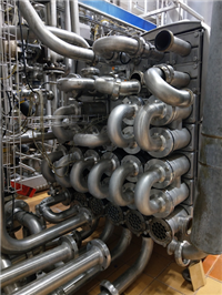 利乐灌装机 前段配套设备 4.3吨利乐杀菌机