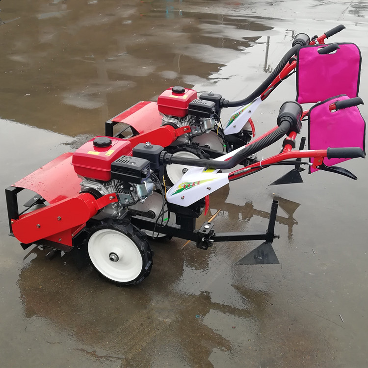汽油两冲除草开沟机 富强牌手推式园林除草机