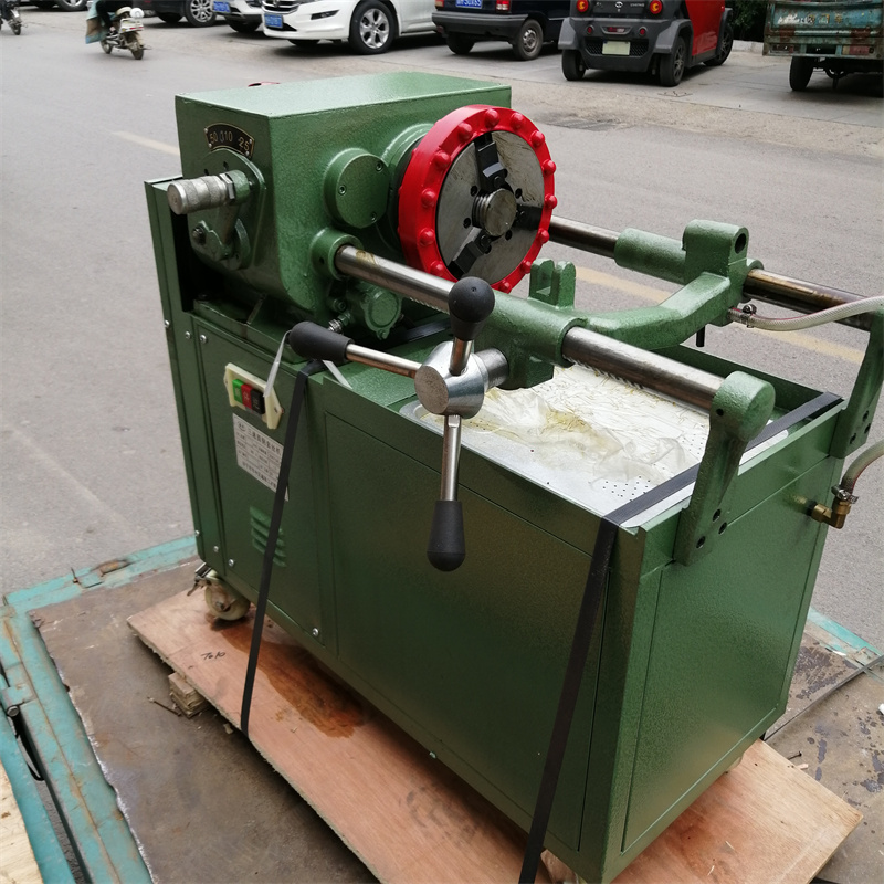 地脚螺栓电动绞丝机台式三速圆钢套丝机三速圆钢电动套丝机