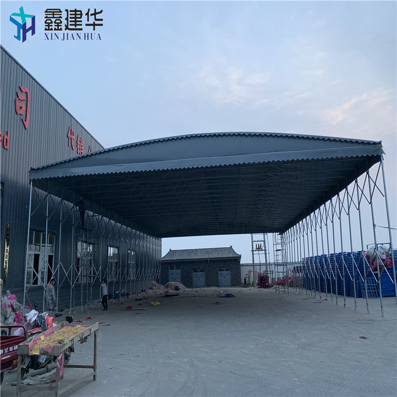 活动雨棚伸缩棚帆布制作方案