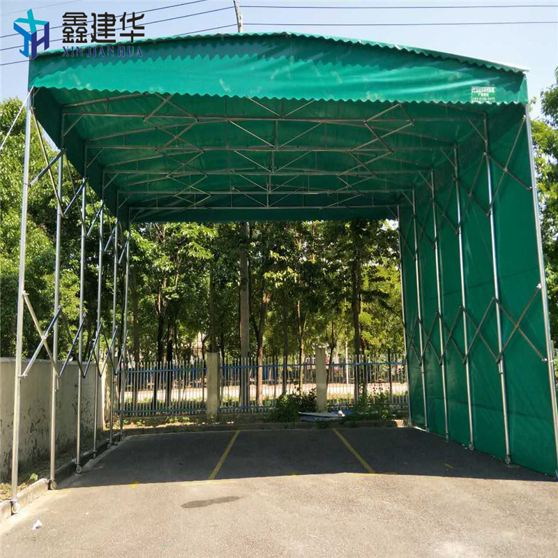 伸缩棚雨棚 推拉简易雨棚 防水