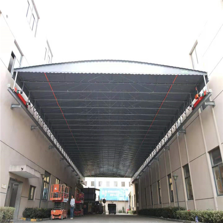 浙江移动推拉蓬 电动推拉蓬 推拉蓬雨棚厂家施工安装