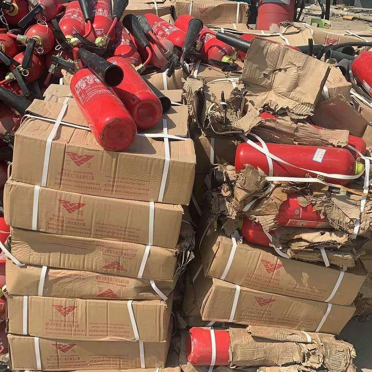 惠州市手持式灭火器回收 大批量干粉灭火器回收 组合式灭火器回收价格