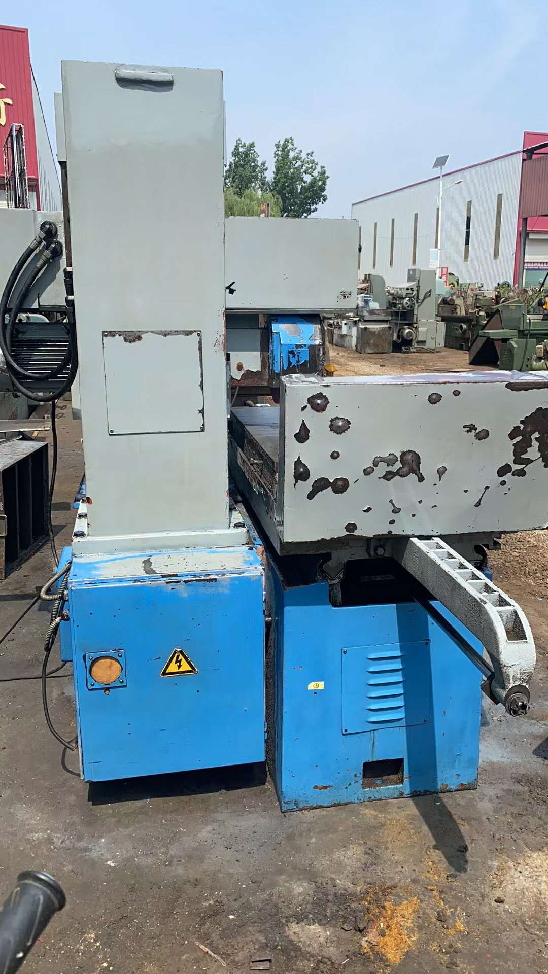 出售二手南通中意m7163dx13米卧轴矩台平面磨床二手平磨