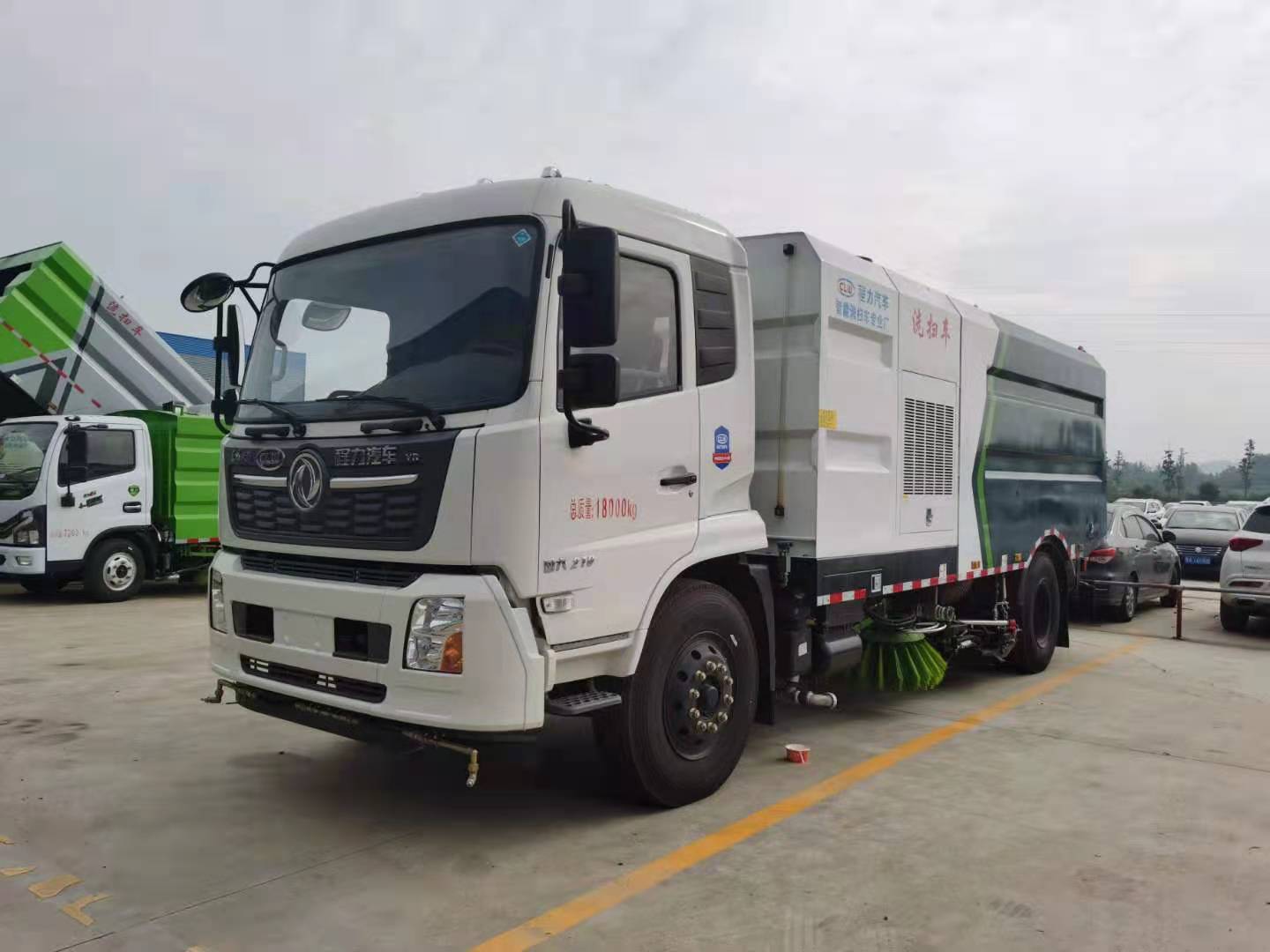 天錦洗掃車東風天錦多功能路面清洗車大型城市道路清掃車