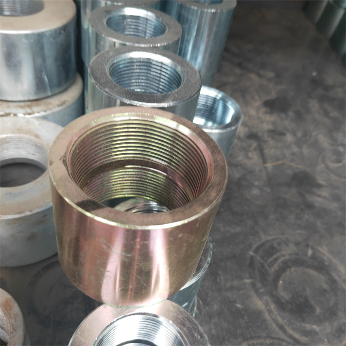 气体灭火管网直通无缝钢管接头镀锌高压管件内丝管箍