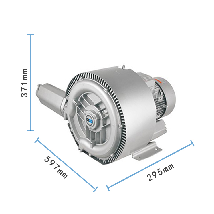 雙段鋁合金負(fù)壓鼓風(fēng)機 管道氣體輸送雙葉輪漩渦氣泵