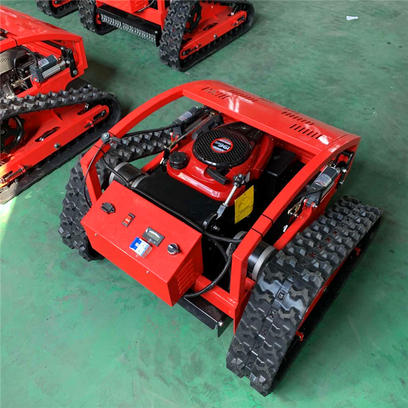 山西农用遥控割草机厂家 四驱智能割草机生产厂家 加宽无人驾驶割草机