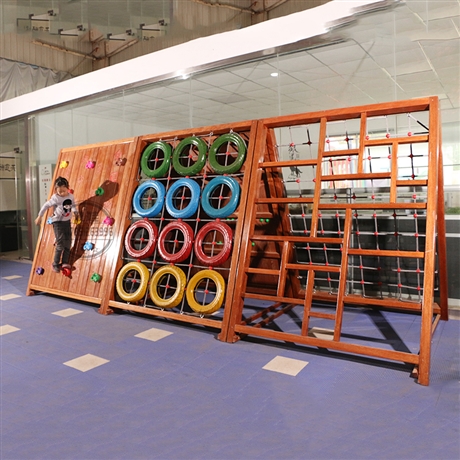 幼儿园攀爬架户外木制攀爬架木制攀爬组合