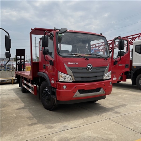 福田瑞沃平板车国六挖机拖车拉150挖机平板运输车