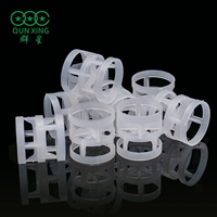 萍乡群星 聚丙烯塑料鲍尔环填料 pp25mm鲍尔环 PP拉鲁环工程塑料填料