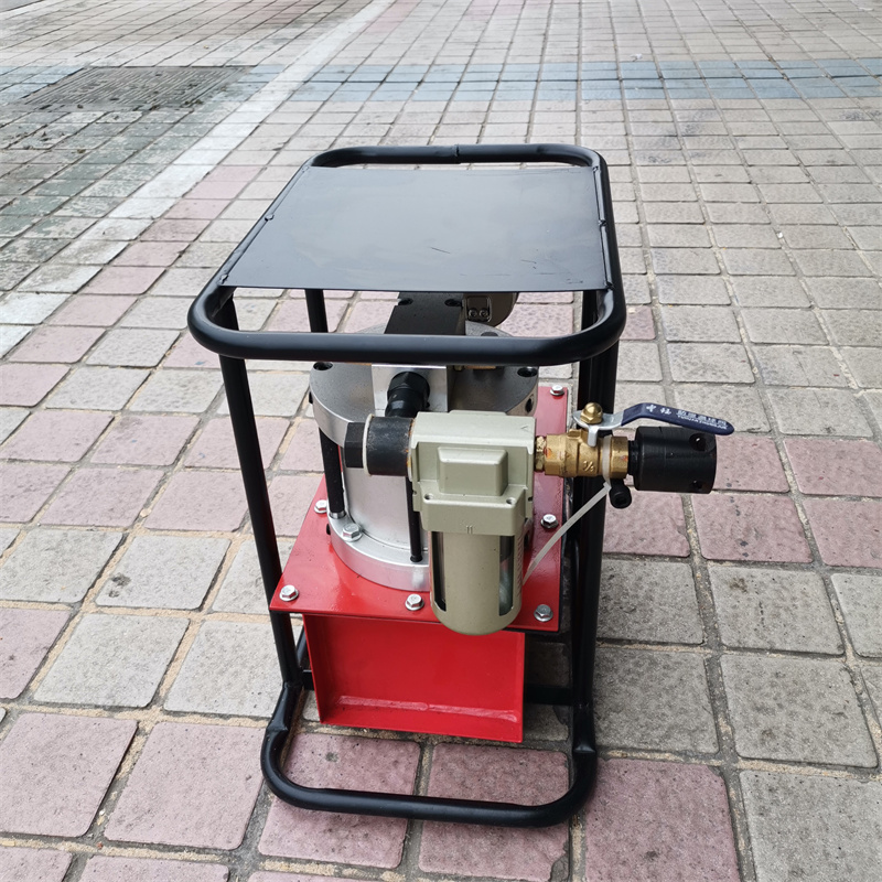 鑫隆旺铁皮气动液压泵铁壳气动油泵yqb55大排量气动液压泵