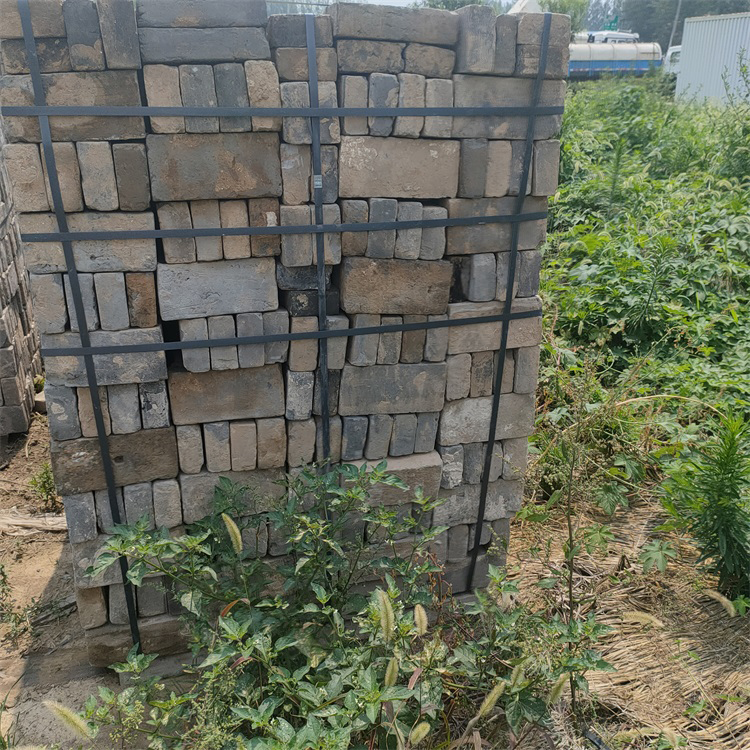 出售砌墙老青砖仿古建筑外墙旧青砖花园铺地青砖