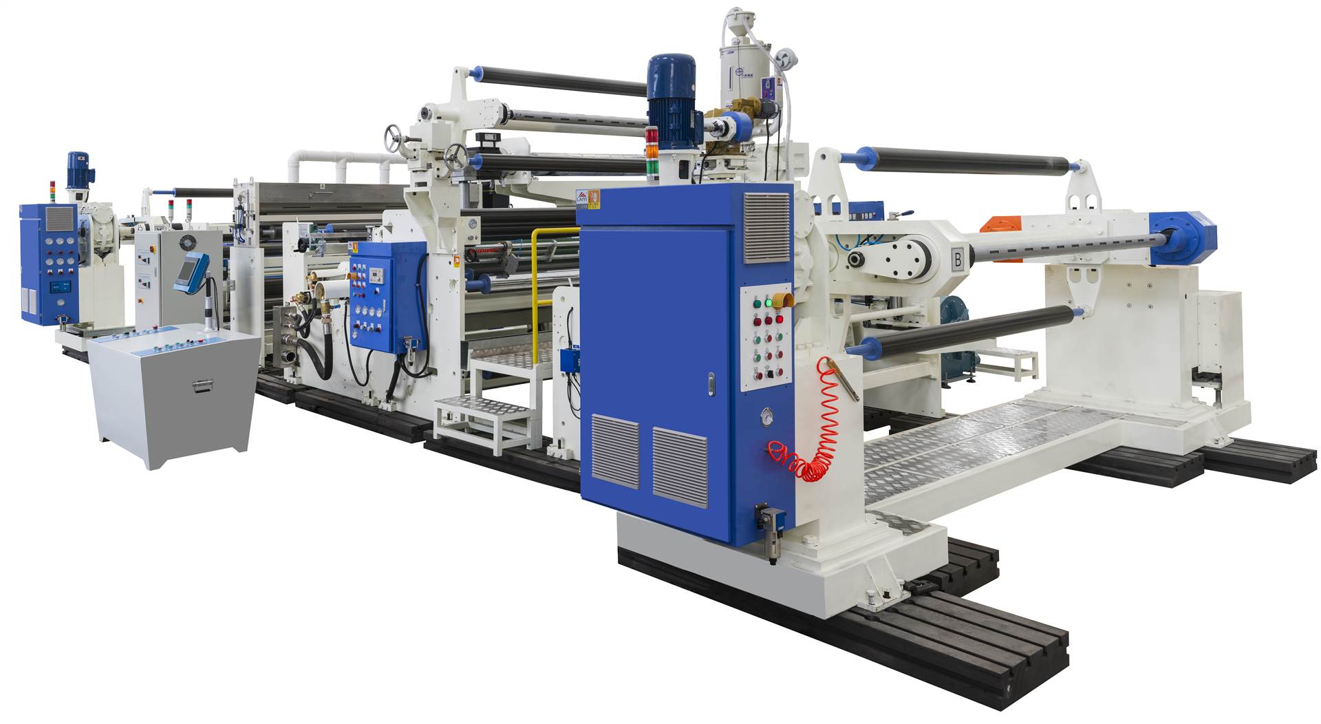 彩印包装专用挤出复合机/淋膜机/江苏来义包装机械有限公司