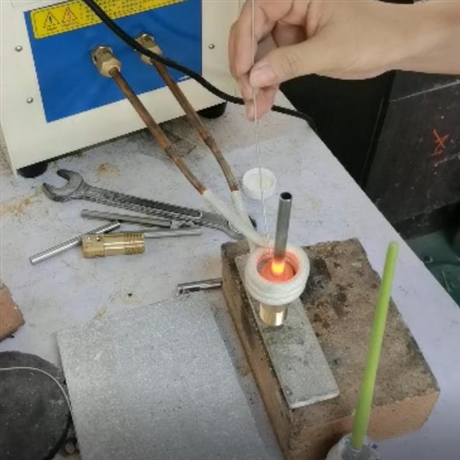 高頻感應加熱機 銅接頭焊接機香山航宇