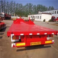 钢材筋运输大板车尺寸 13米木材运输平板半挂车 详细规格