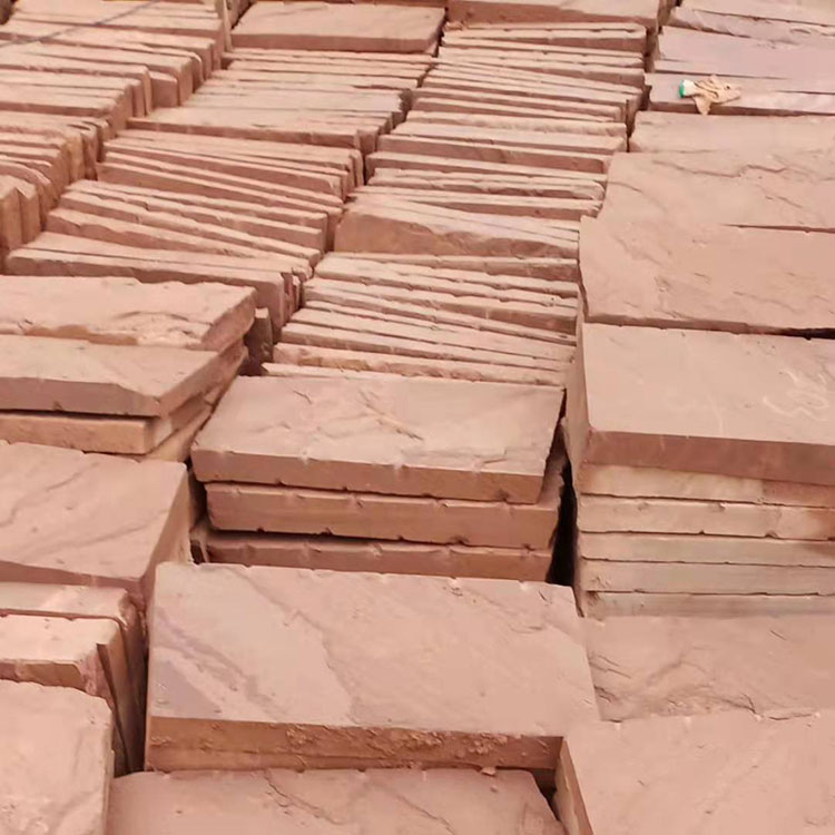 四川鑫丰瑞红砂岩 天然红色石材铺地板