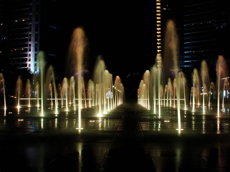 重庆商业街广场旱喷喷泉设备厂家