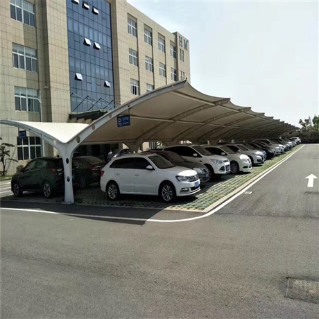 柳州户外机动车遮阳棚质量优汽车停车棚汽车棚自行车棚安装