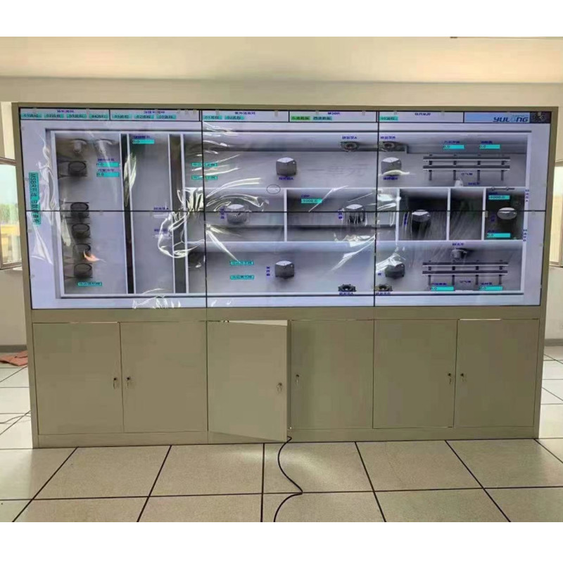 拼接屏机柜定制_46寸3*3液晶拼接单元_拼接屏