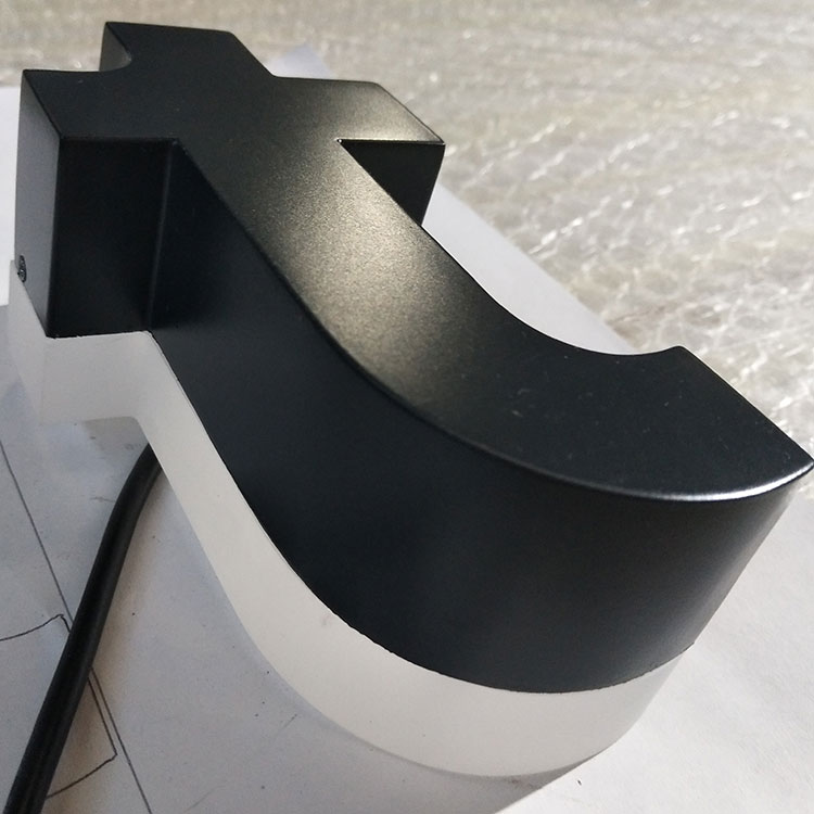 烤漆字烤漆发光字工厂烤漆背发光字定做厂家价格包你满意交期有保障