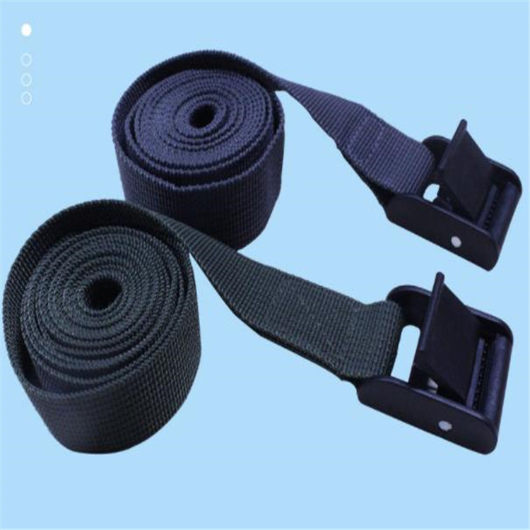 25cm货物捆绑带车载重物收紧带黑色压扣固定带