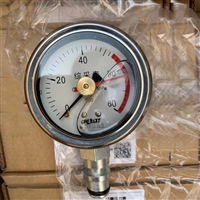 矿用双针耐震压力表 综采支架用耐震表压力大