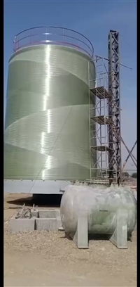 玻璃钢储罐加工 现场制作大罐 立式卧式化工罐 腾跃环保维修罐